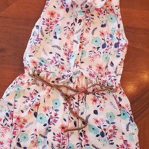 Carter's Floral Belted Dress
